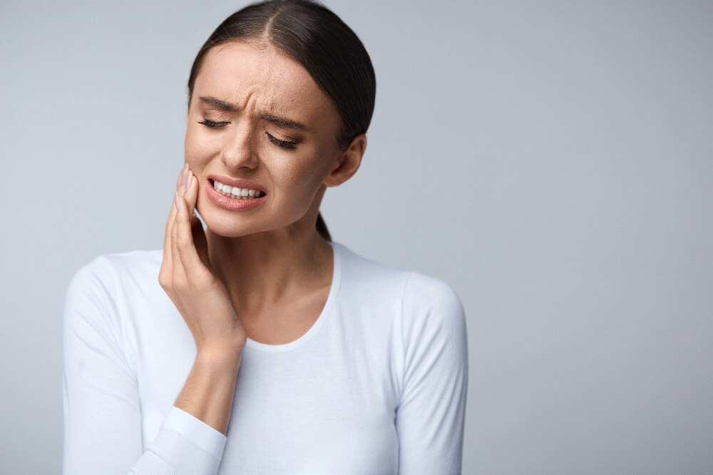 Dental patient in pain